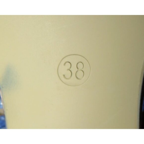 JUSTFAB Braided Vegan Leather Ankle Strap Stiletto Heeled Sandals size 38 US 8 - Picture 12 of 12